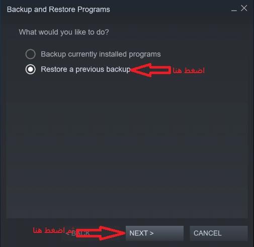 كيفية استعادة بيانات الألعاب 2