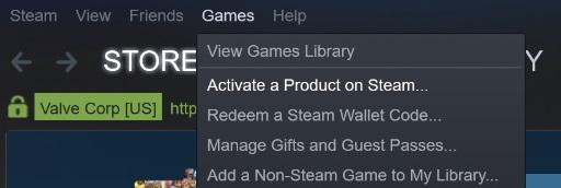 كيفية ادخال مفاتيح ستيم STEAM 1
