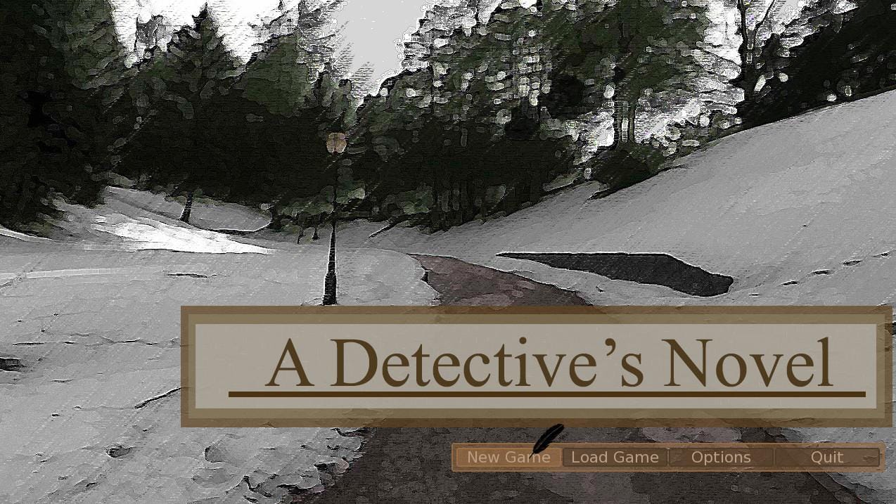 غلاف لعبة A Detective's Novel