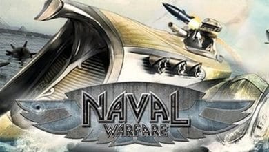 غلاف لعبة Naval Warfare